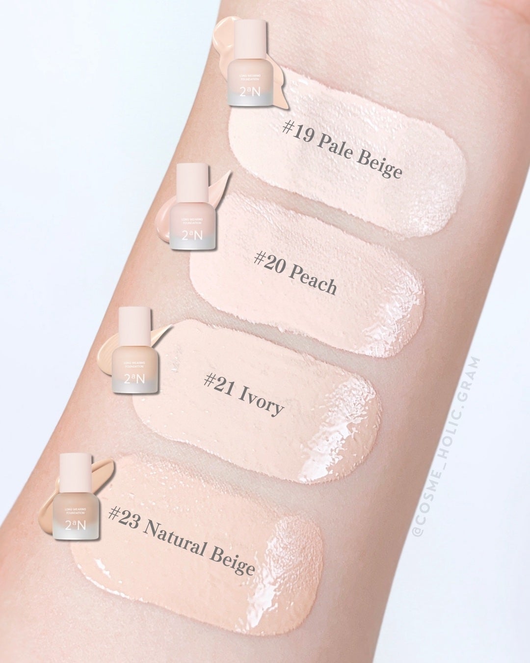 ロングウェアリング ファンデーション ミニ/2aN/リキッドファンデーションを使ったクチコミ(3枚目)