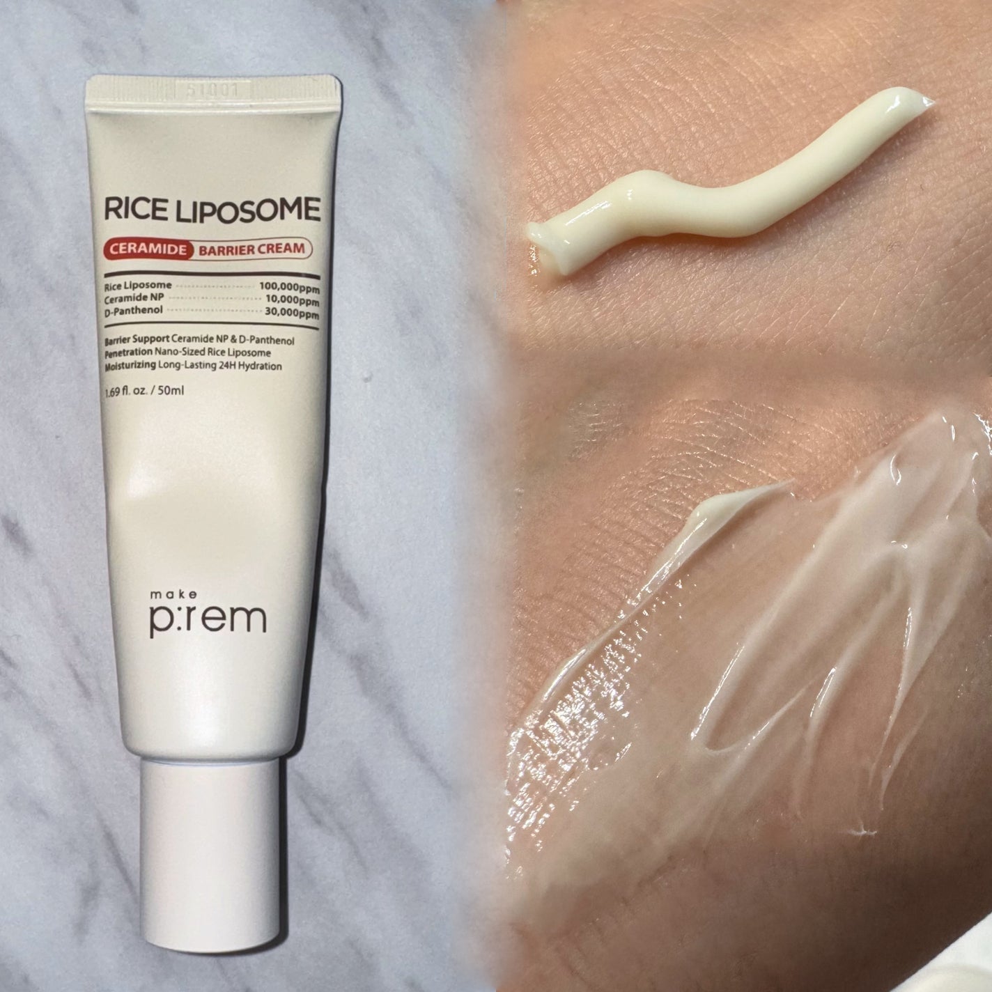 ライスリポソームパンテノールモイスチャートナー/make prem/化粧水を使ったクチコミ(3枚目)