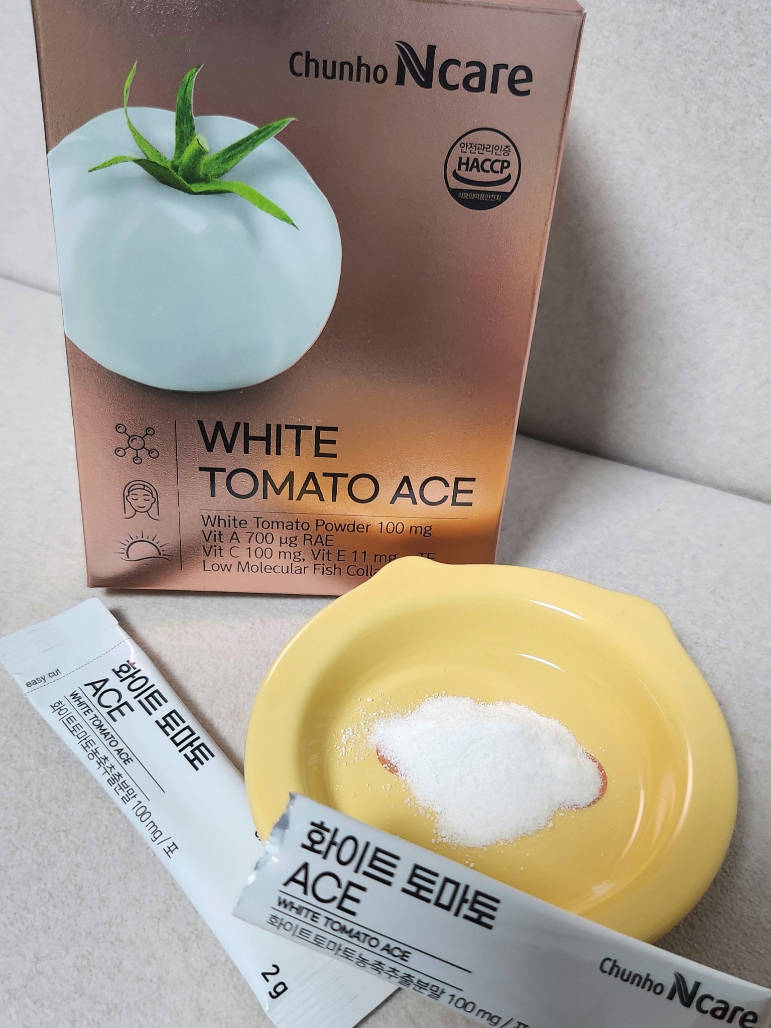  ホワイトトマト ACE 1box 30包/ChunhoNcare/美容サプリメントを使ったクチコミ（2枚目）