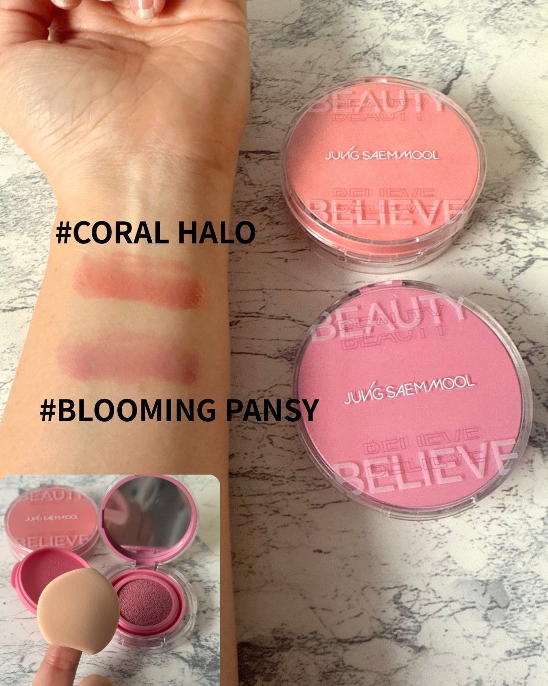 アーティストクッションブラッシュ/JUNG SAEM MOOL/リキッドチークを使ったクチコミ(3枚目)