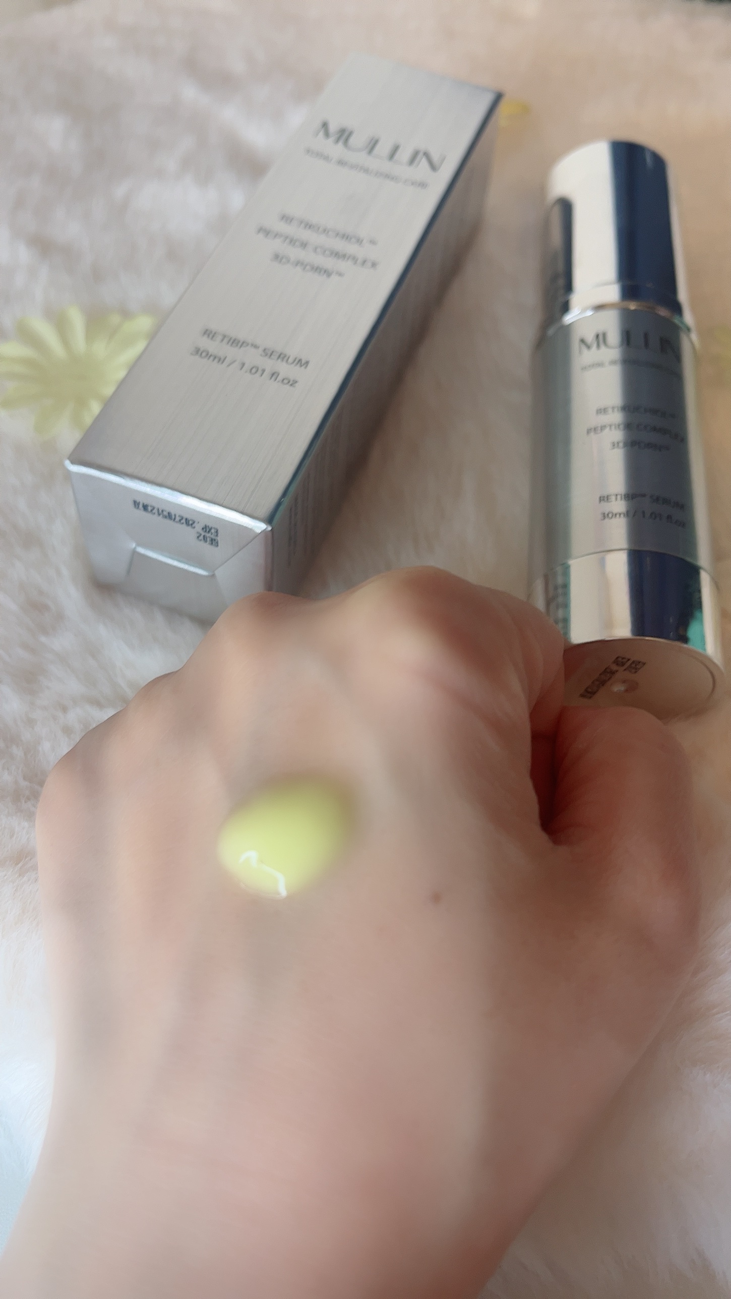 レチノール PDRN ナイアシンアミド リバイタライジングセラム/MULLIN/美容液を使ったクチコミ（2枚目）