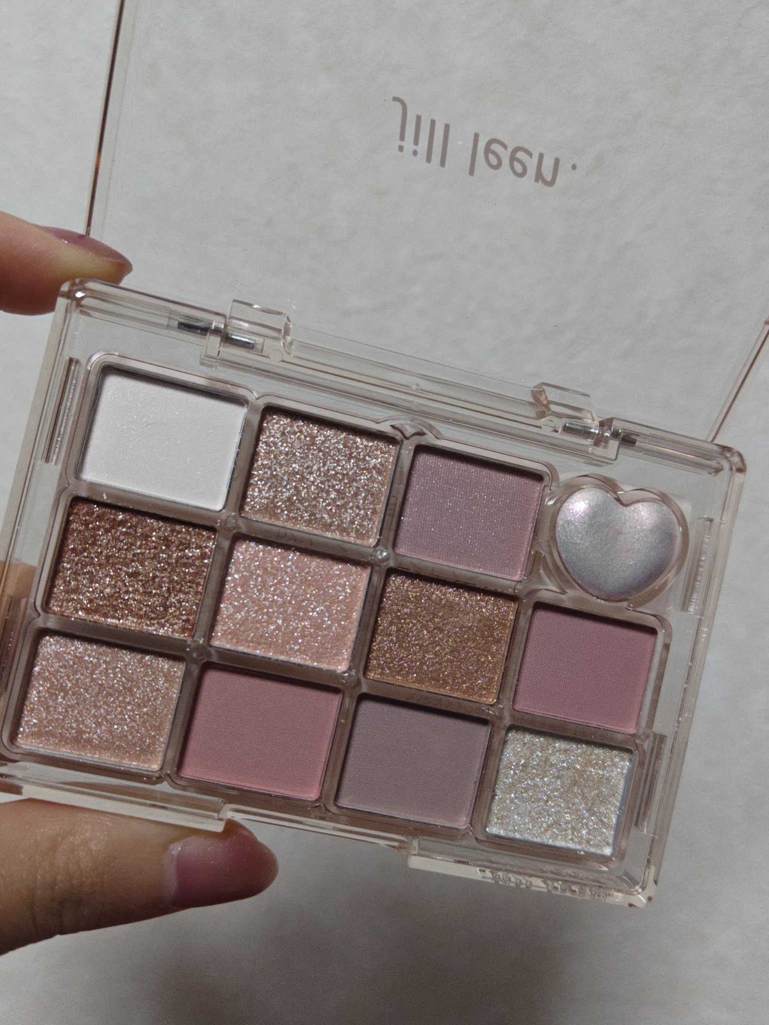 シャイニング12色ミニアイシャドウパレット HT02/jill leen./アイシャドウパレットを使ったクチコミ（3枚目）