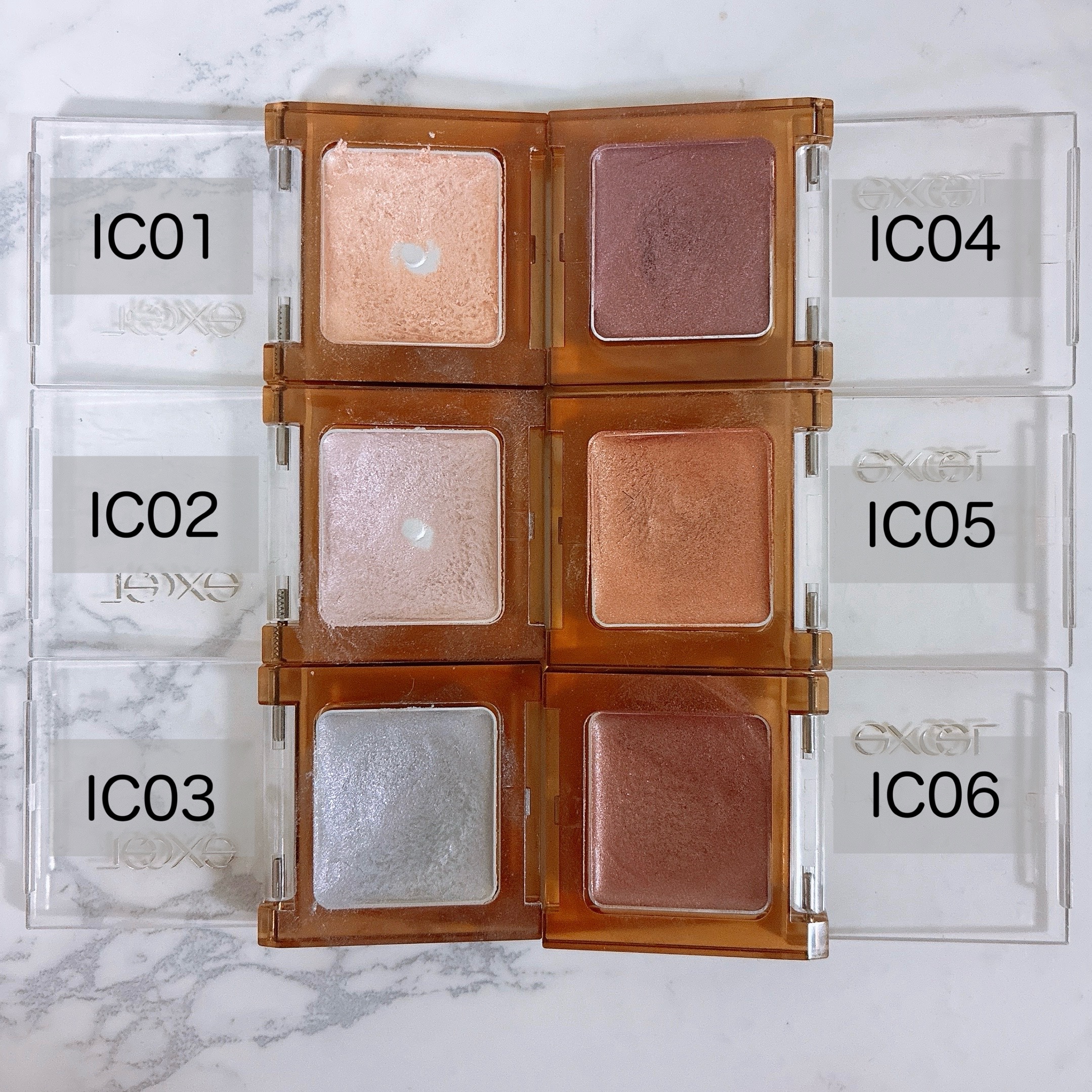 イルミクチュールシャドウ/excel/ジェル・クリームアイシャドウを使ったクチコミ（2枚目）