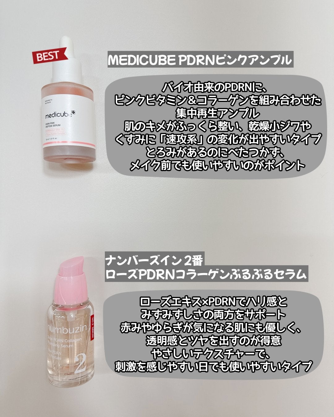 PDRNピンクアンプル PDRN 10,000ppm配合/MEDICUBE/美容液を使ったクチコミ(2枚目)