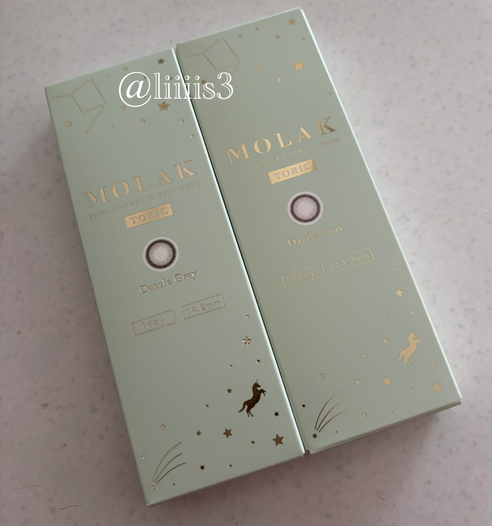 MOLAK TORIC 1day Dazzle Gray TORIC/MOLAK/ワンデー（１DAY）カラコンを使ったクチコミ（1枚目）