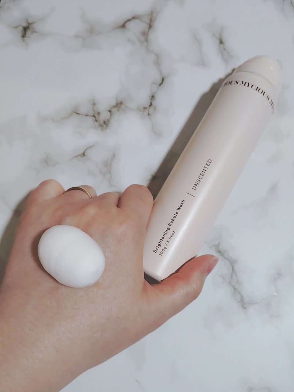 マイシャス ブライトニングバブルウォッシュ 無香料/MYCIOUS/デリケートゾーンケアを使ったクチコミ（1枚目）