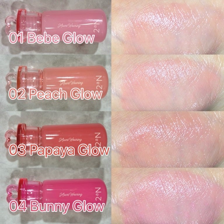 ハートウェアリングリキッドチーク/2aN/リキッドチークを使ったクチコミ(2枚目)