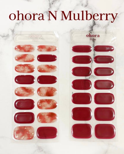 セミキュアジェルネイル(ハンド)/ohora/ネイルシールを使ったクチコミ(7枚目)