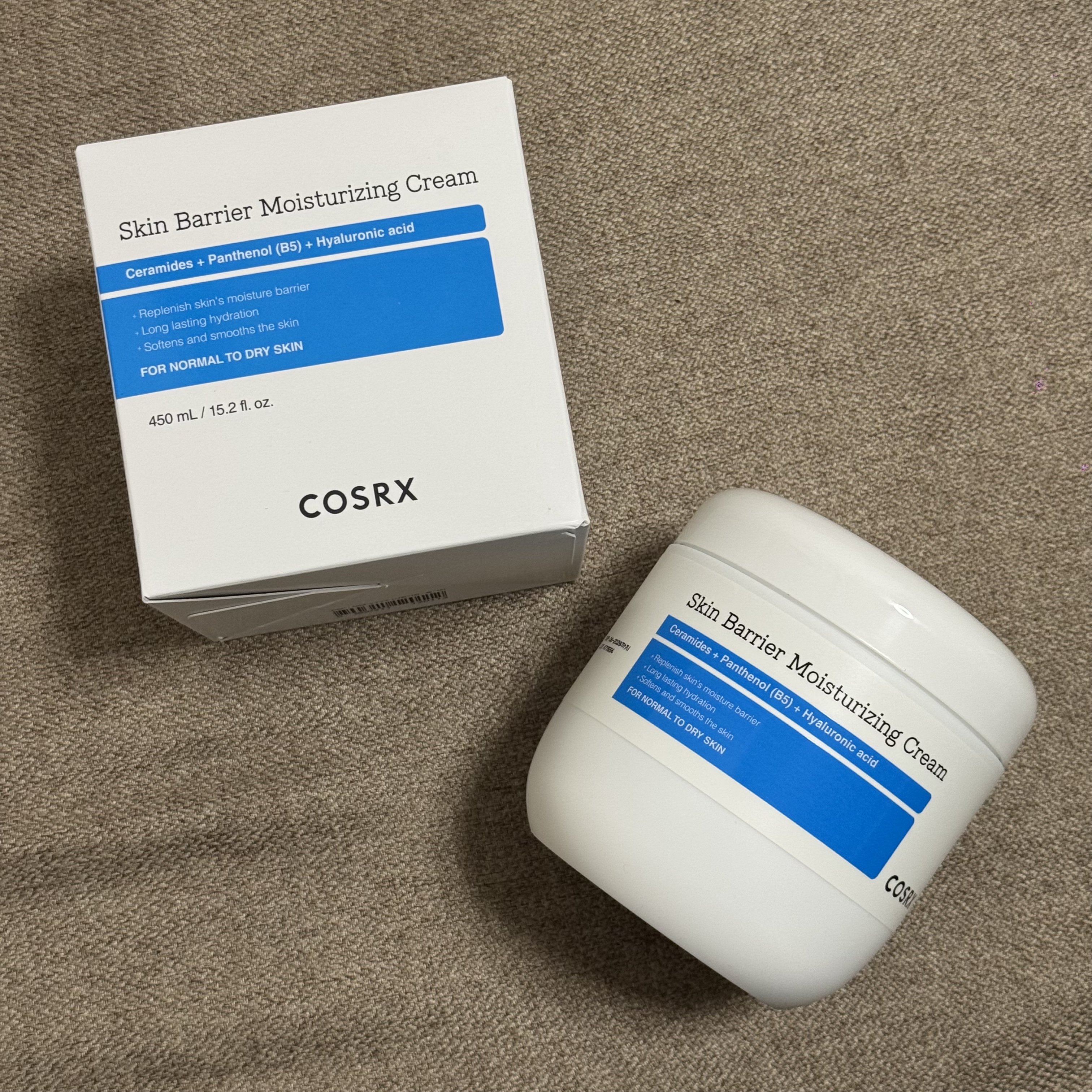 スキンバリア モイスチャライジングクリーム/COSRX/ボディクリームを使ったクチコミ（1枚目）