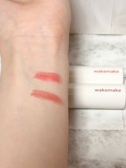 ヘルシーグロウバームスティック/wakemake/口紅を使ったクチコミ(3枚目)
