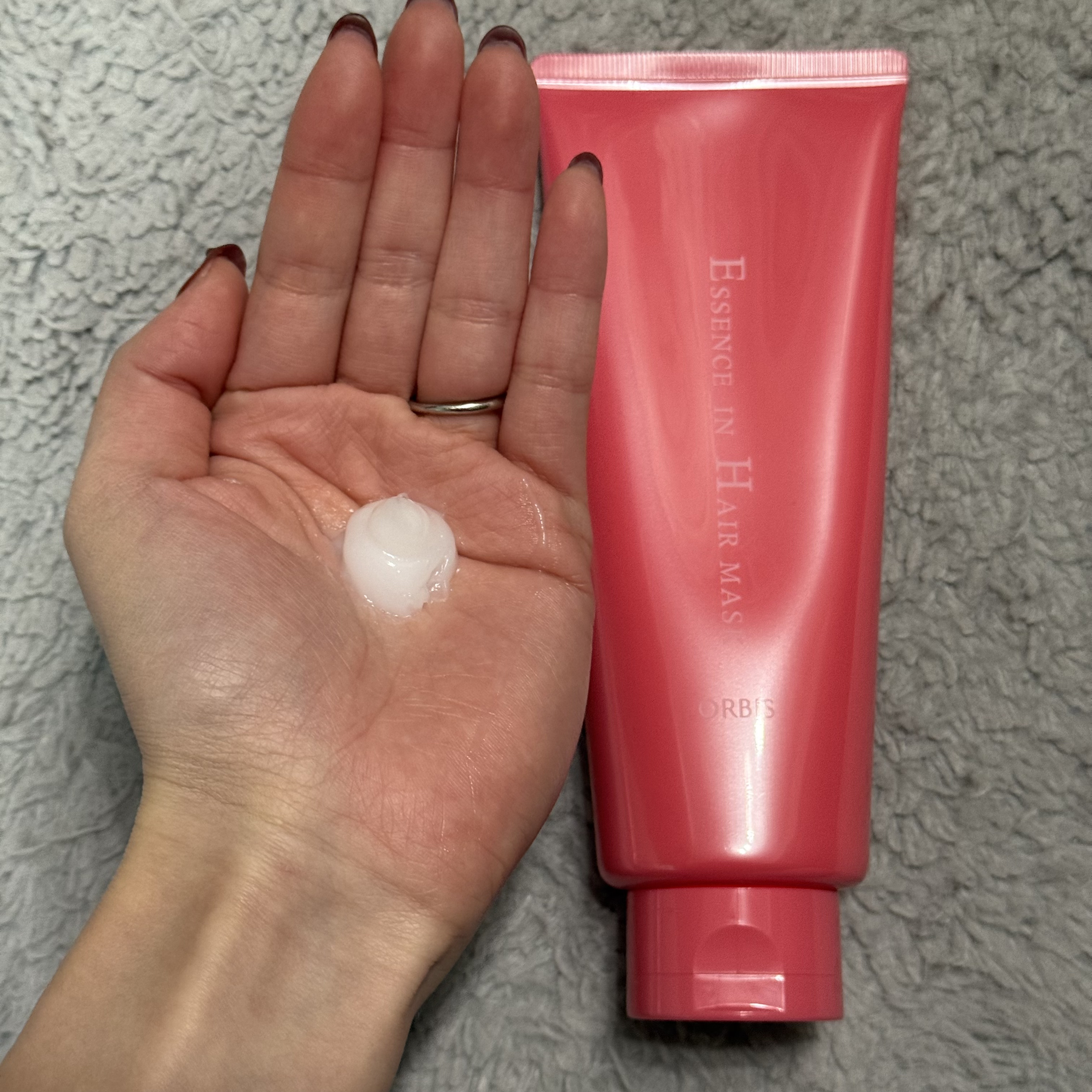 エッセンスインヘアマスク/オルビス/ヘアマスク・ヘアパックを使ったクチコミ（3枚目）