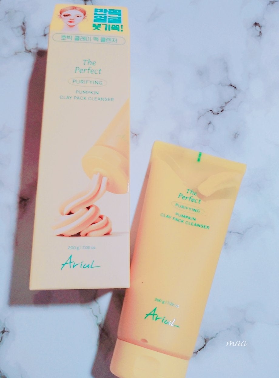 ザ・パーフェクト パンプキンクレイパッククレンザー/Ariul/洗顔フォームを使ったクチコミ(1枚目)