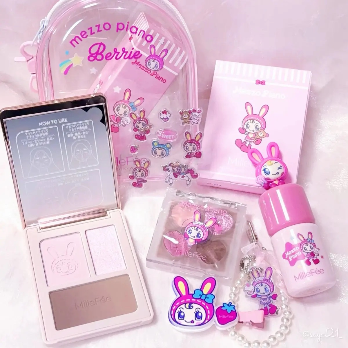 チート顔コントゥアパレット/MilleFée/パウダーハイライトを使ったクチコミ（1枚目）