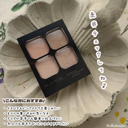 ケイト ポッピングシルエットシャドウ/KATE/アイシャドウパレットを使ったクチコミ(6枚目)