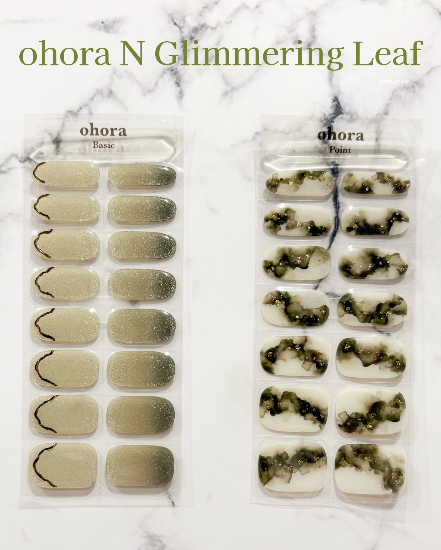 セミキュアジェルネイル（ハンド）/ohora/ネイルシールを使ったクチコミ（3枚目）