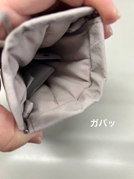 リンクルナイロン 大きく開くポーチ/無印良品/その他を使ったクチコミ(5枚目)