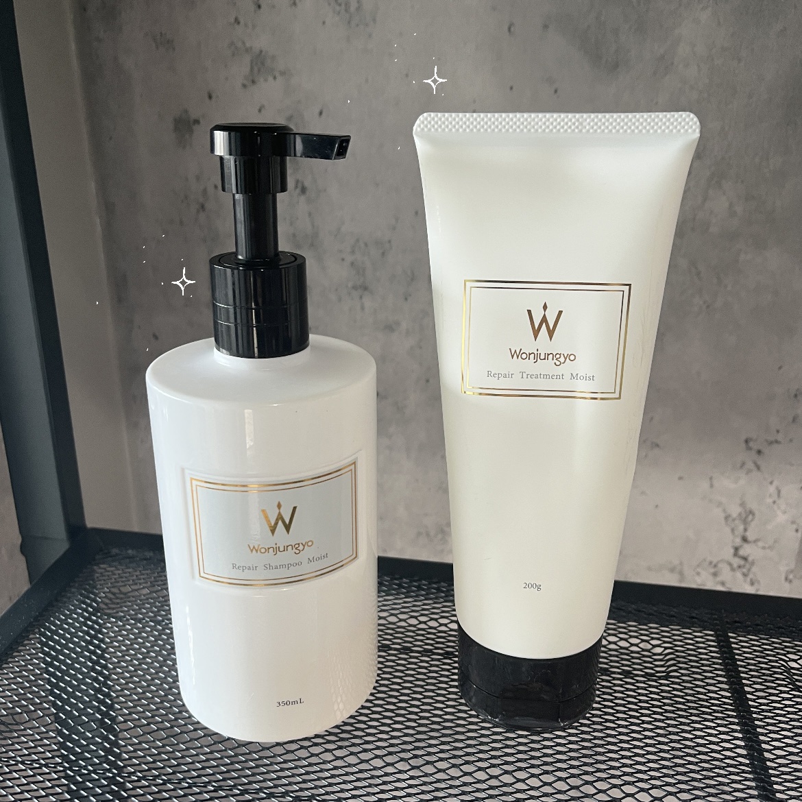 ウォンジョンヨ リペアシャンプー モイスト／リペアトリートメント モイスト/Wonjungyo/市販シャンプーを使ったクチコミ（1枚目）