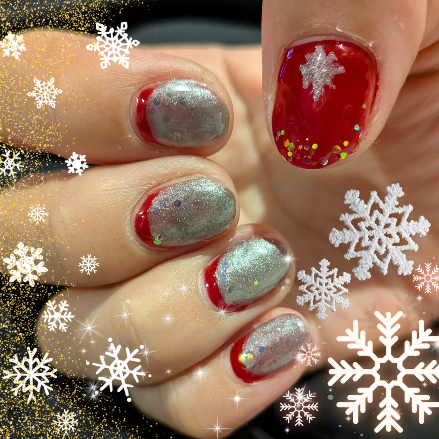 ジェルネイル(ライト対応)/セリア/ジェルネイルを使ったクチコミ(2枚目)