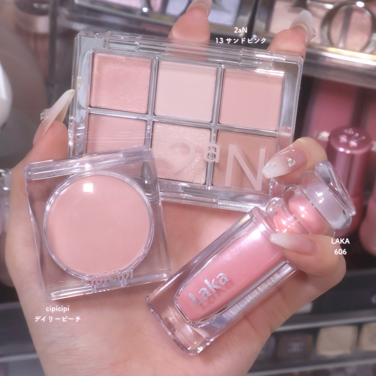 ポアレスチーク 03 デイリーピーチ/CipiCipi/パウダーチークを使ったクチコミ（1枚目）