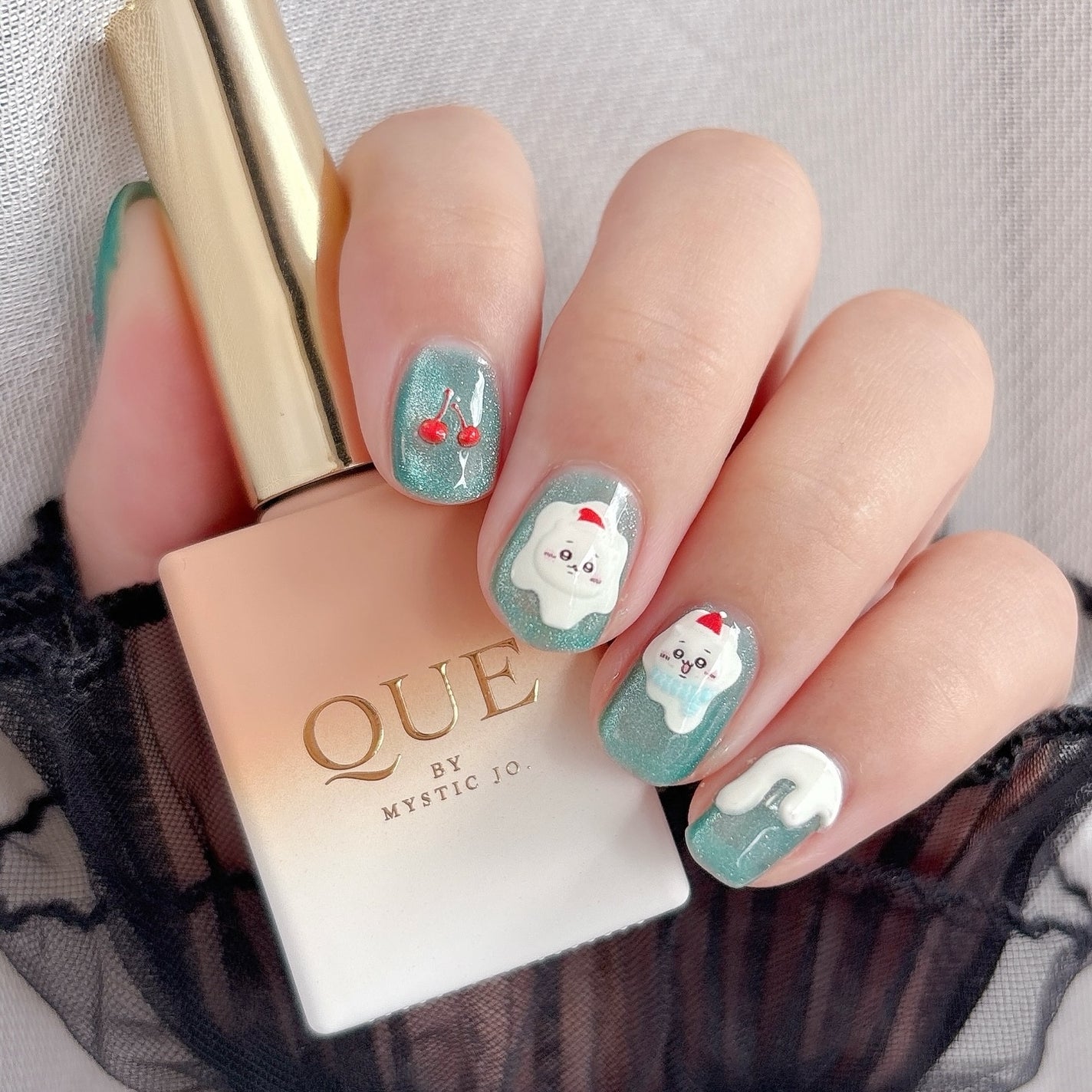 𝘼𝙮𝙪 ❦ 𝑆𝑒𝑙𝑓 𝑁𝑎𝑖𝑙 on LIPS 「❥こんばんは𓂅꙳𖤐セルフネイラーの@au_nailです♡先..」(2枚目)