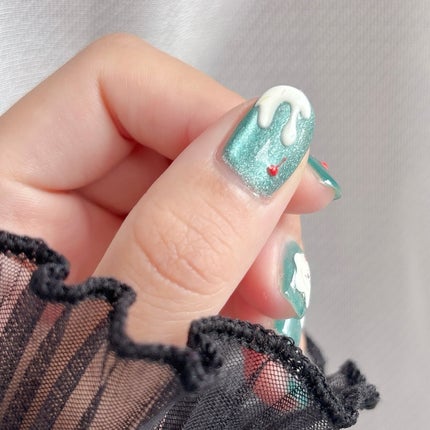 𝘼𝙮𝙪 ❦ 𝑆𝑒𝑙𝑓 𝑁𝑎𝑖𝑙 on LIPS 「❥こんばんは𓂅꙳𖤐セルフネイラーの@au_nailです♡先..」(7枚目)