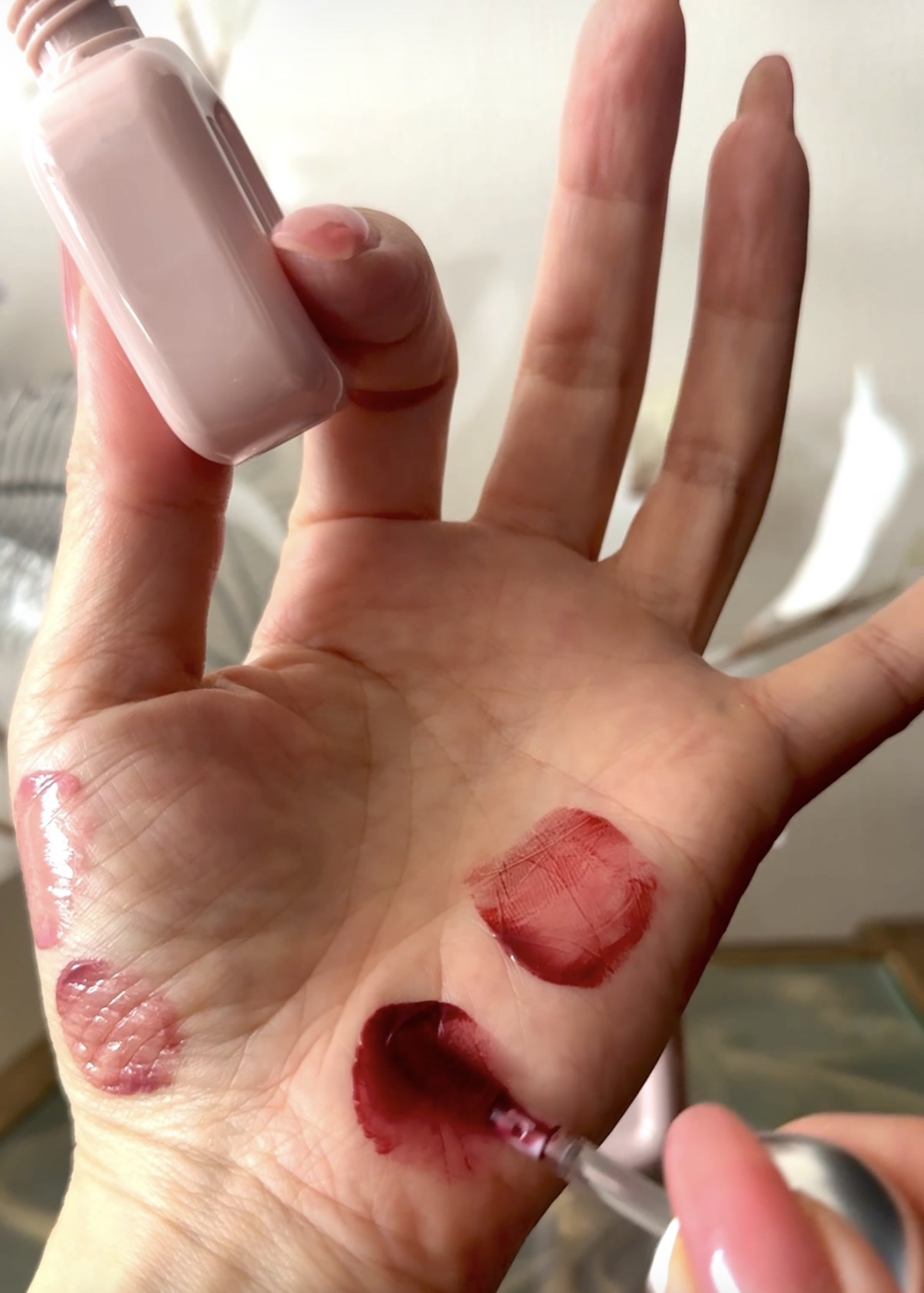 デュー ドロップ ティント/Coralhaze/リップティントを使ったクチコミ（2枚目）