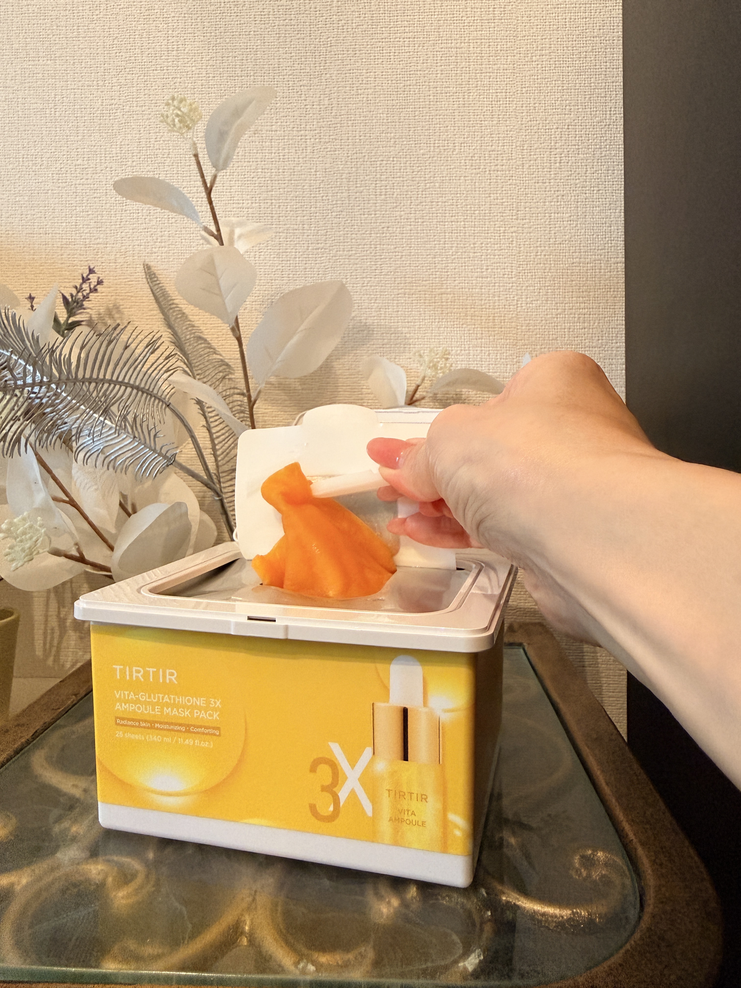 ビタ‐グルタチオン スリーエックス アンプルマスク/TRTR/シートマスク・パックを使ったクチコミ（2枚目）