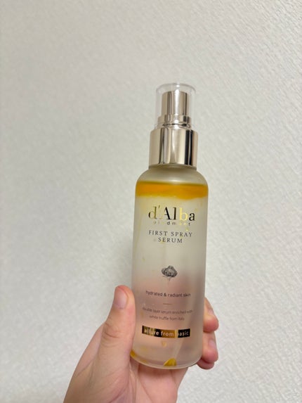 ダルバ ホワイトトリュフファーストスプレーセラム/ダルバ/ミスト状化粧水を使ったクチコミ(1枚目)