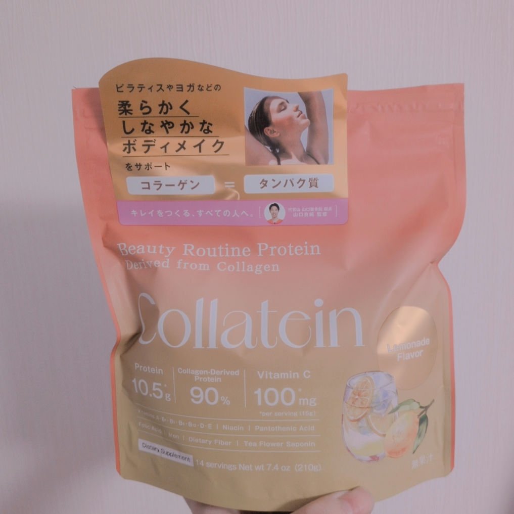 コラテイン コラーゲンプロテイン レモネード味/Collatein/その他プロテインを使ったクチコミ（1枚目）