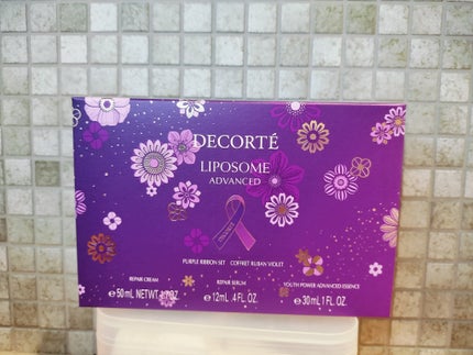 コスメデコルテ リポソーム アドバンスト リペアクリーム パープルリボン セット 2025/DECORTÉ/スキンケアキットを使ったクチコミ(1枚目)