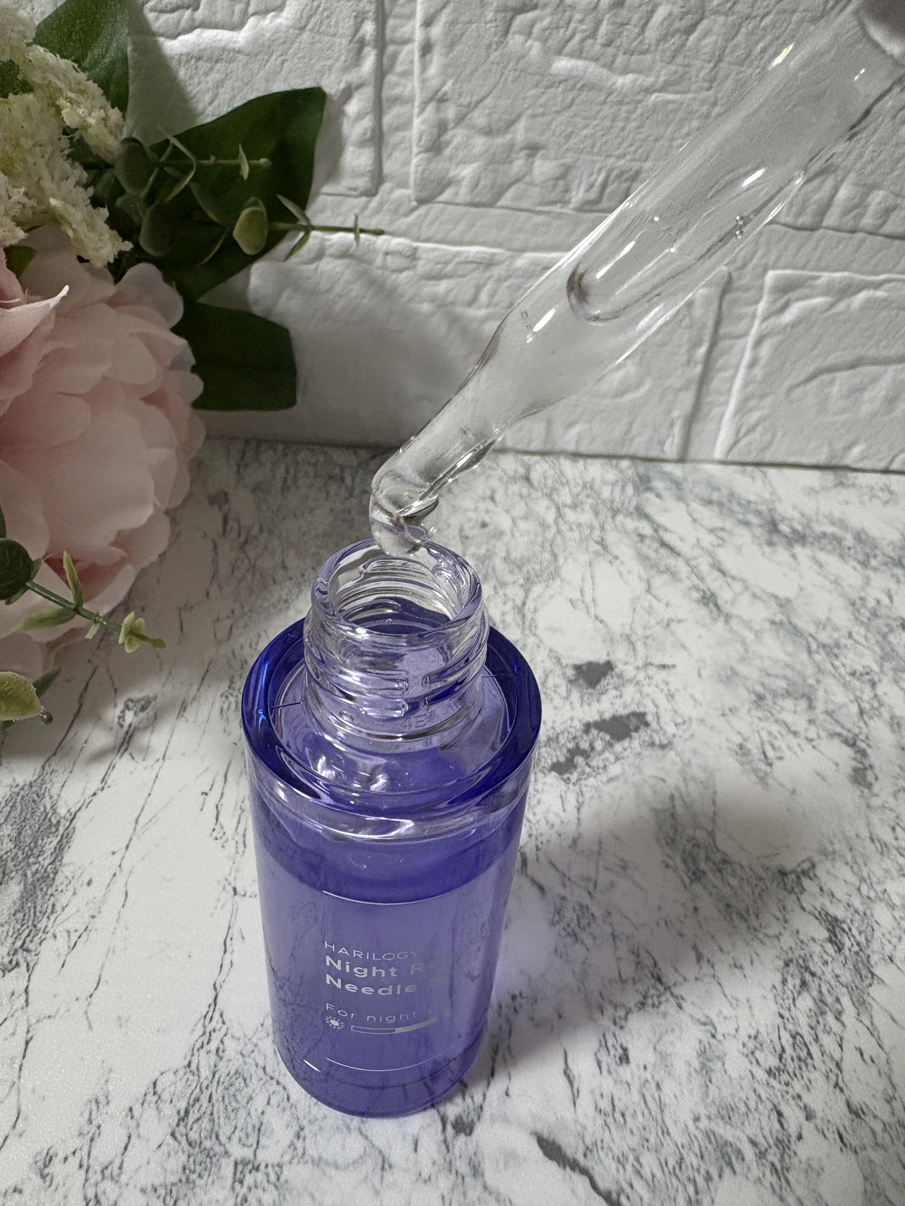 ナイトリペアニードルショット/HARILOGY/美容液を使ったクチコミ（3枚目）