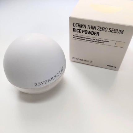 ダーマシンゼロセバムライスパウダー/23years old/ルースパウダーを使ったクチコミ(1枚目)