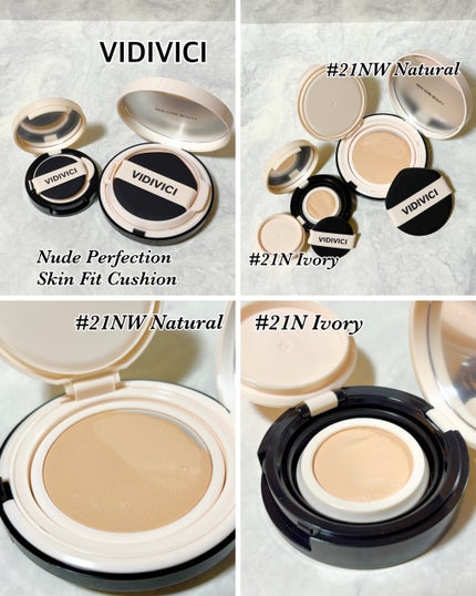 ヌードパーフェクションスキンフィットクッション/VIDIVICI/クッションファンデーションを使ったクチコミ(4枚目)