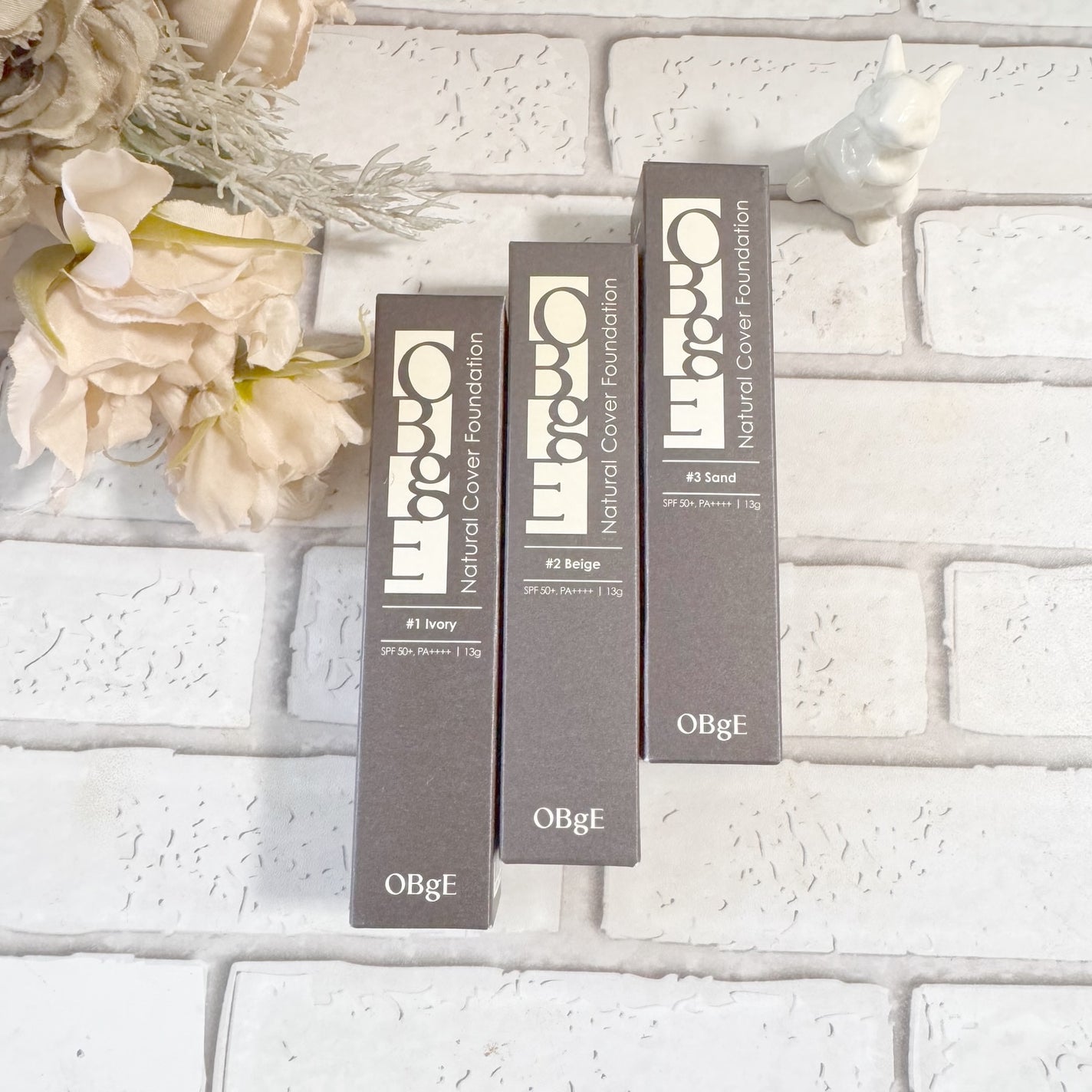 オブジェ ナチュラルカバーファンデーション SPF50+ PA++++/オブジェ/その他ファンデーションを使ったクチコミ(1枚目)