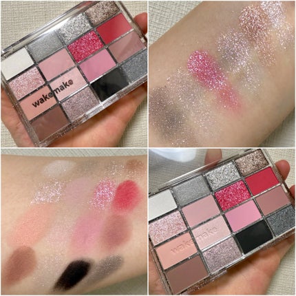 ソフトブラーリングアイパレット/wakemake/アイシャドウパレットを使ったクチコミ(2枚目)