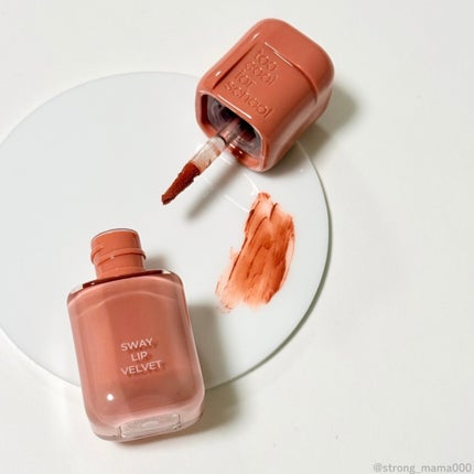 スウェイリップベルベット/too cool for school/リップティントを使ったクチコミ(3枚目)