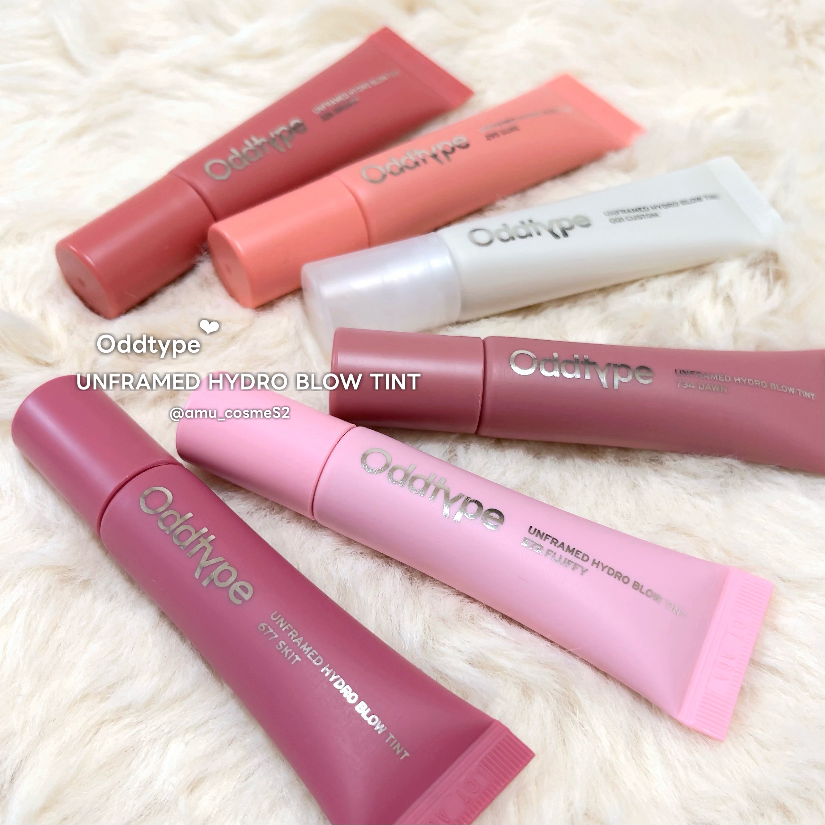 アンフレームドハイドロブロウティント/Oddtype/リップティントを使ったクチコミ（1枚目）