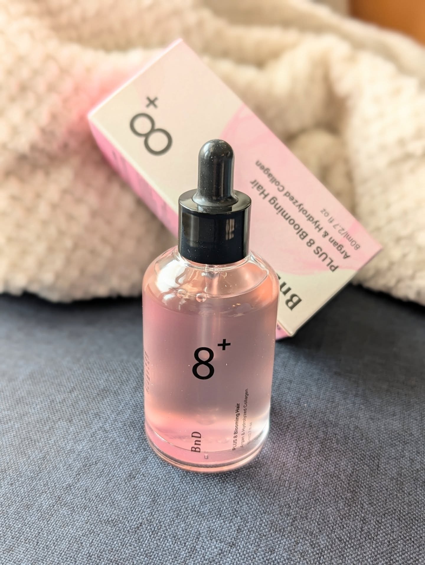 8+ブルーミングヘアオイル　ナチュラルフローラルの香り/BnD/ヘアオイルを使ったクチコミ（1枚目）