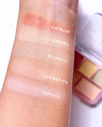 コンシールブレンダーパレット/LUNA/パレットコンシーラーを使ったクチコミ(5枚目)