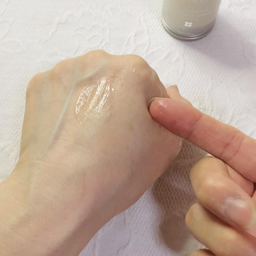 グルタチオンラディアンスセラム/SKIN&LAB/美容液を使ったクチコミ（3枚目）