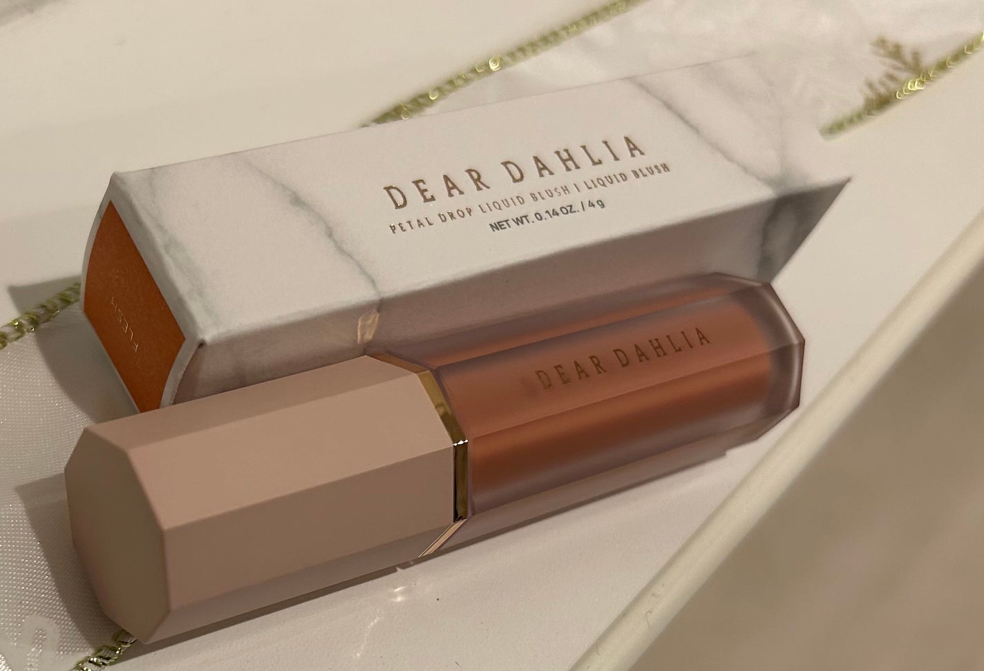 ペタルドロップリキッドブラッシャー/DEAR DAHLIA/リキッドチークを使ったクチコミ(1枚目)