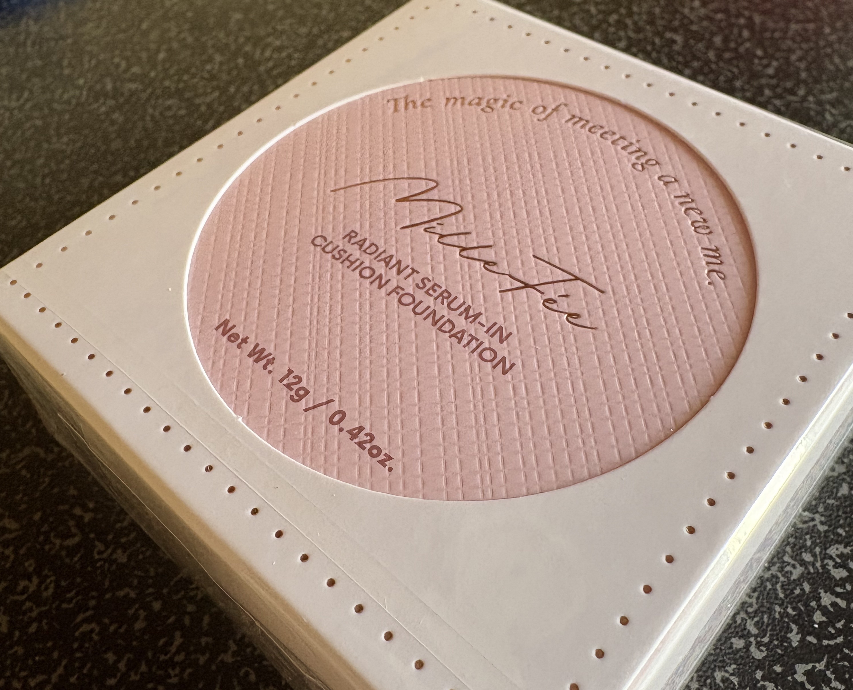 ラディアントセラムクッション/MilleFée/クッションファンデーションを使ったクチコミ（1枚目）