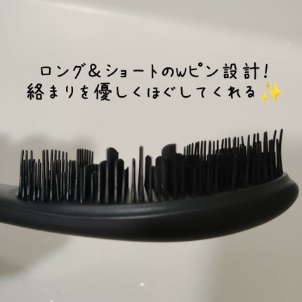87saku ハナサク デタングリングブラシ/87saku/ヘアブラシを使ったクチコミ(3枚目)