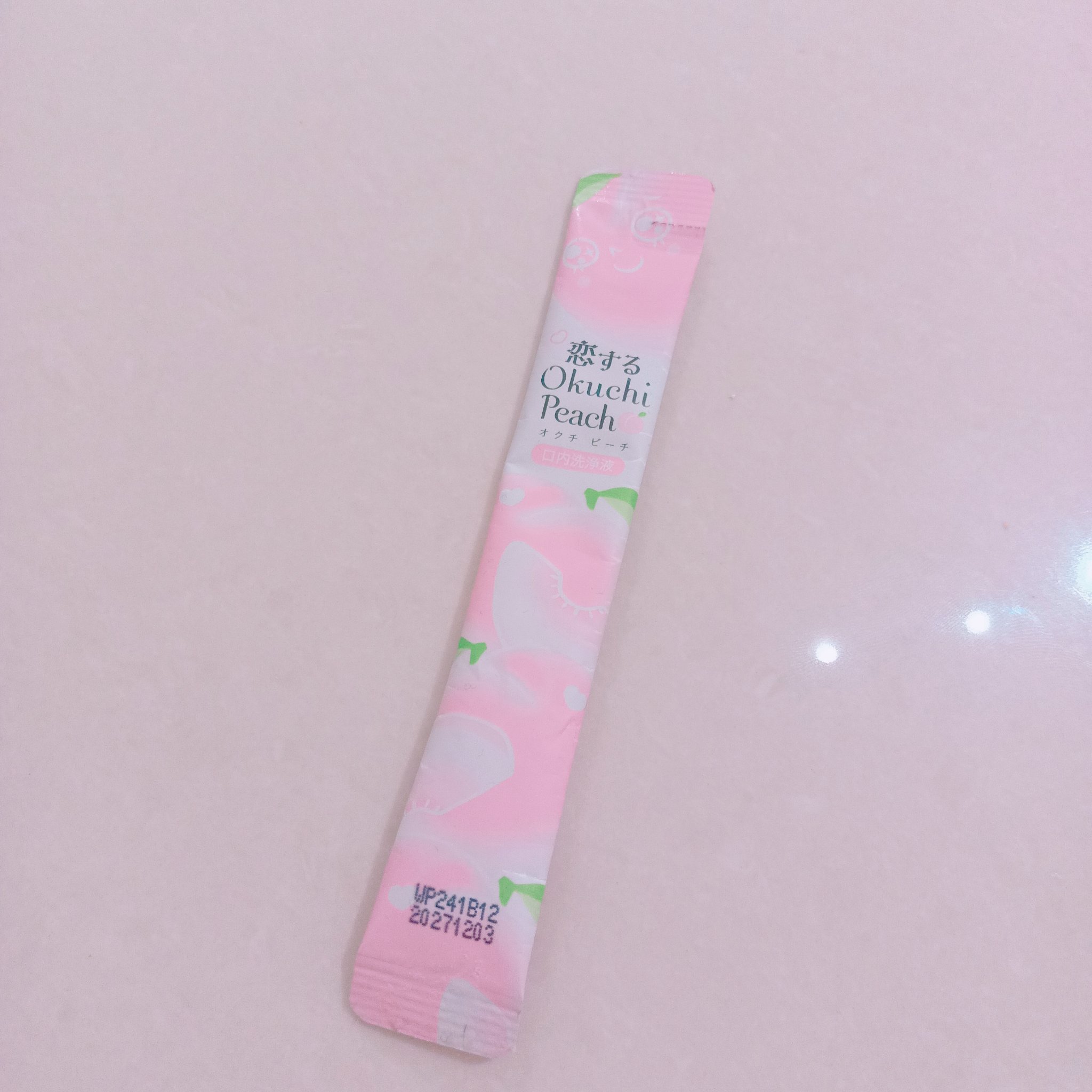 恋するオクチピーチ 5本入×5個/オクチシリーズ/マウスウォッシュ・スプレーを使ったクチコミ（1枚目）