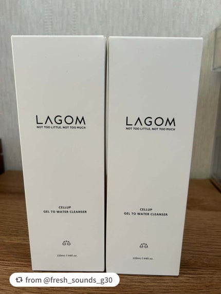 ラゴム ジェルトゥウォーター クレンザー(朝用洗顔)/LAGOM /その他洗顔料を使ったクチコミ(1枚目)