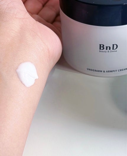 BnDアンダーアームクリーム(ボディクリーム)/BnD/デリケートゾーンケアを使ったクチコミ(5枚目)