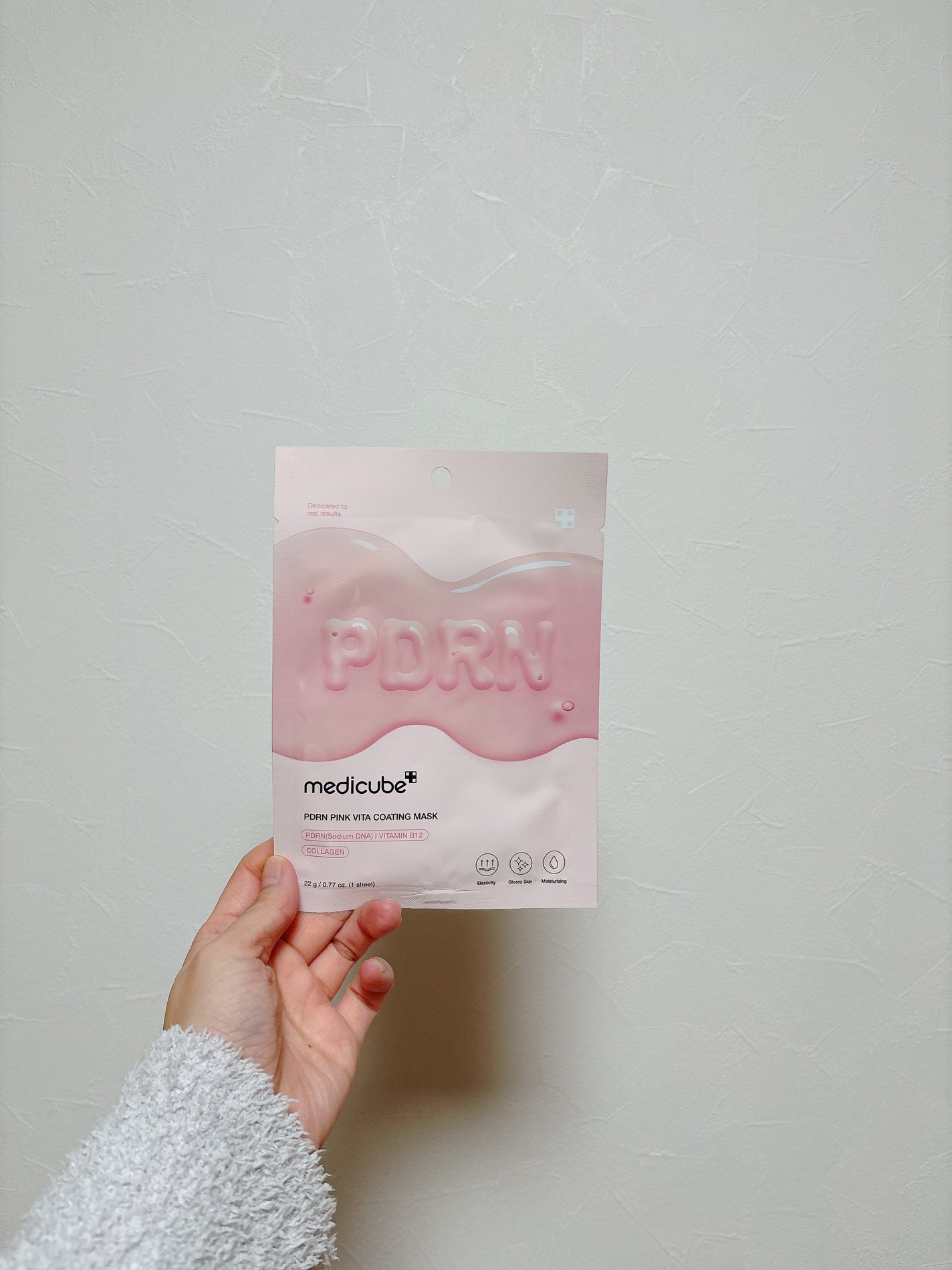 PDRNピンクビタコーティングマスク/MEDICUBE/シートマスク・パックを使ったクチコミ(1枚目)