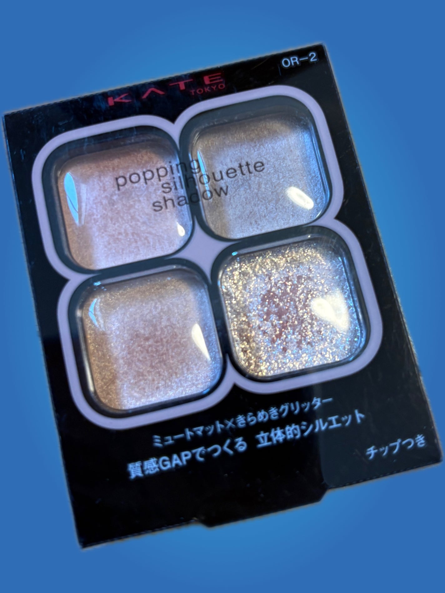 ケイト ポッピングシルエットシャドウ/KATE/アイシャドウパレットを使ったクチコミ(1枚目)