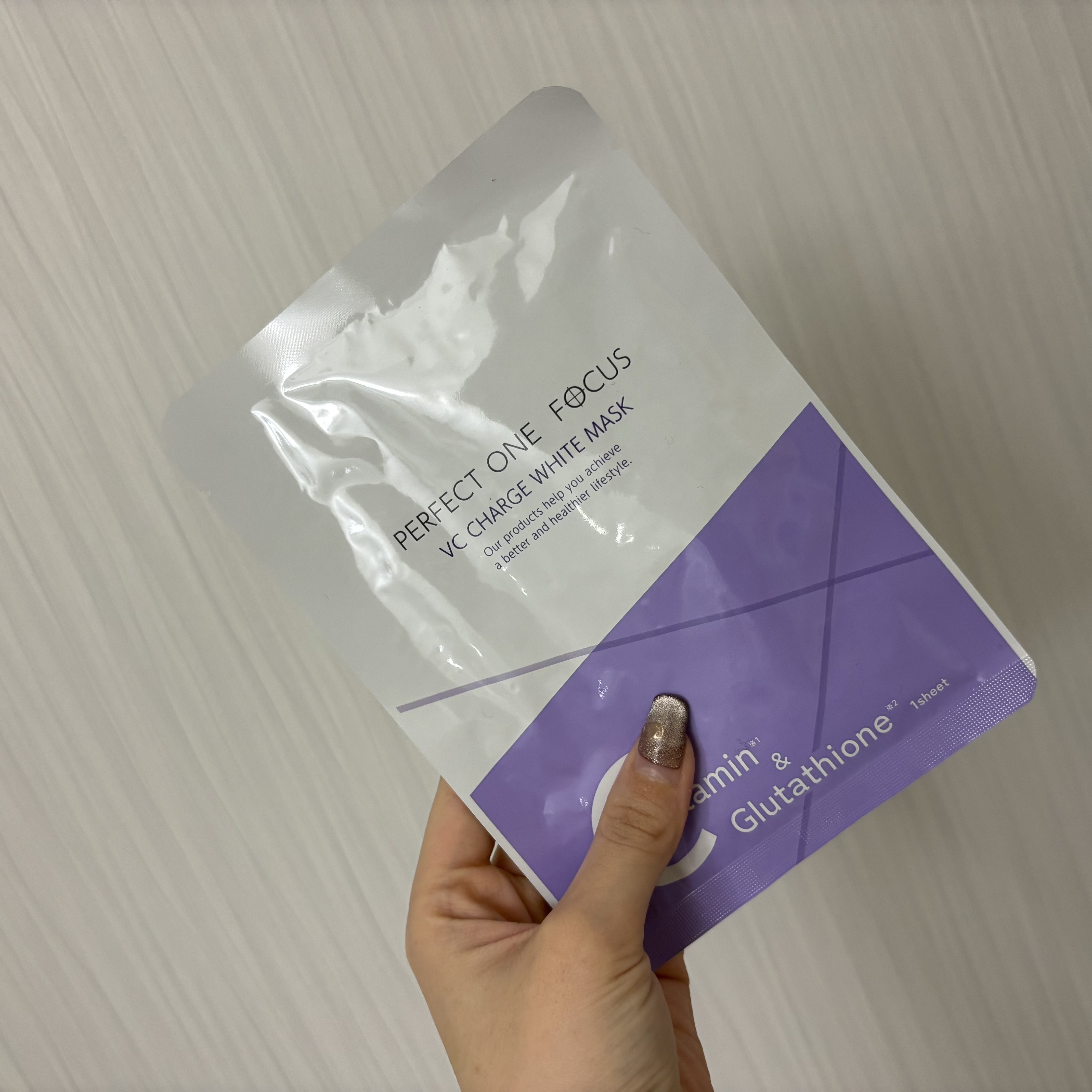 VCチャージ  ホワイトマスク/PERFECT ONE  FOCUS/シートマスク・パックを使ったクチコミ（1枚目）