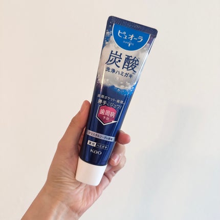 ピュオーラ 炭酸ハミガキ【医薬部外品】/ピュオーラ/歯磨き粉を使ったクチコミ(1枚目)